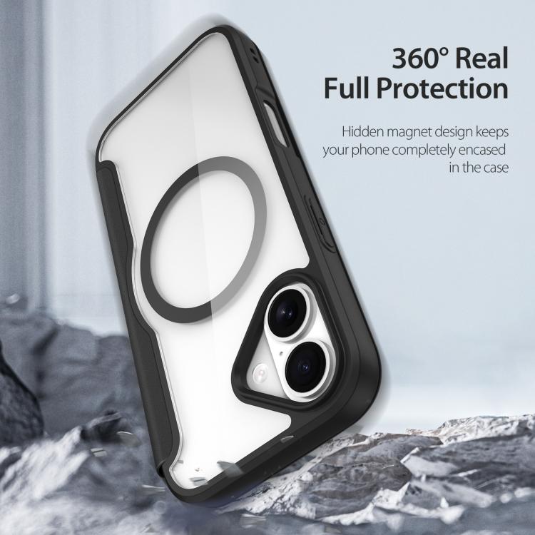 For iPhone 17 DUX DUCIS Skin X Pro Series Magsafe PC + TPU Phone Leather Case(Black) - iPhone 17 Cases by DUX DUCIS | Online Shopping UK | buy2fix