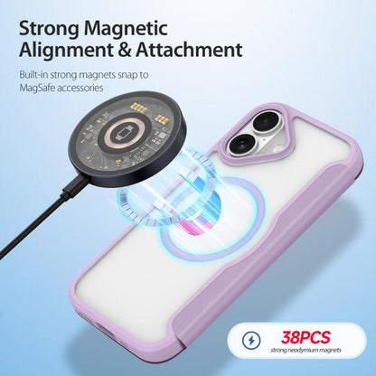 For iPhone 17 DUX DUCIS Skin X Pro Series Magsafe PC + TPU Phone Leather Case(Purple) - iPhone 17 Cases by DUX DUCIS | Online Shopping UK | buy2fix