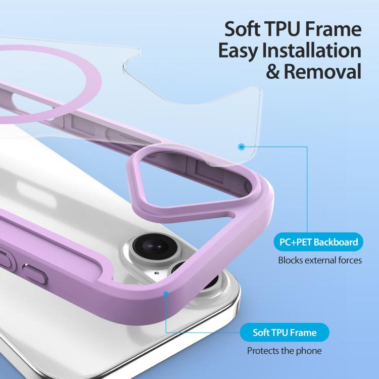 For iPhone 17 DUX DUCIS Skin X Pro Series Magsafe PC + TPU Phone Leather Case(Purple) - iPhone 17 Cases by DUX DUCIS | Online Shopping UK | buy2fix