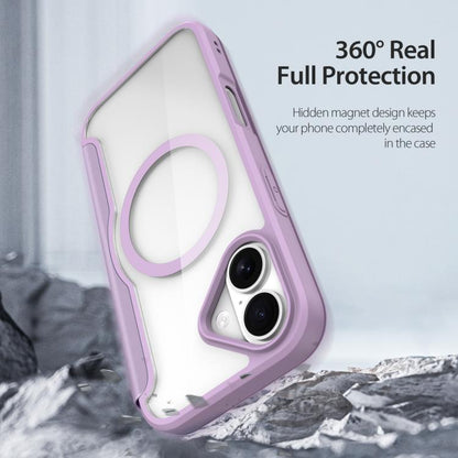 For iPhone 17 DUX DUCIS Skin X Pro Series Magsafe PC + TPU Phone Leather Case(Purple) - iPhone 17 Cases by DUX DUCIS | Online Shopping UK | buy2fix