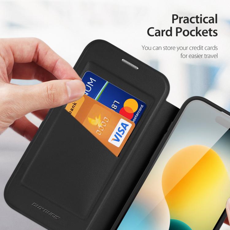 For iPhone 17 Air DUX DUCIS Skin X Pro Series Magsafe PC + TPU Phone Leather Case(Black) - iPhone 17 Air Cases by DUX DUCIS | Online Shopping UK | buy2fix