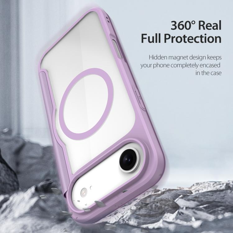 For iPhone Air DUX DUCIS Skin X Pro Series Magsafe PC + TPU Phone Leather Case(Purple) - iPhone Air Cases by DUX DUCIS | Online Shopping UK | buy2fix