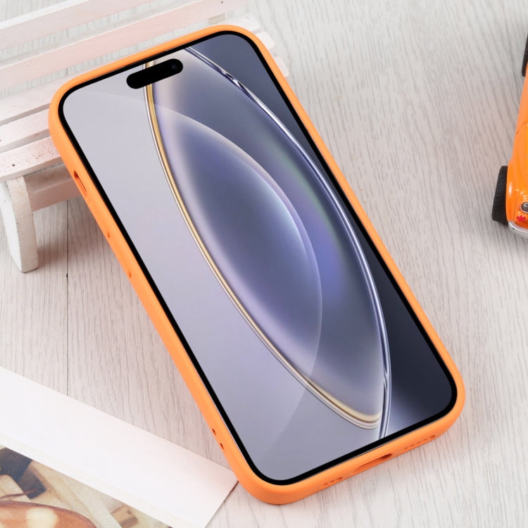 For iPhone 16 Pro Max Liquid Silicone Magsafe Phone Case(Orange) - iPhone 16 Pro Max Cases by buy2fix | Online Shopping UK | buy2fix