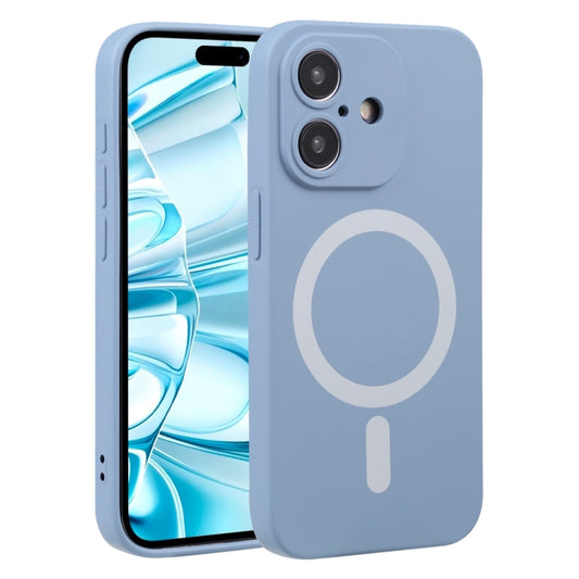 For iPhone 16 Plus Liquid Silicone Magsafe Phone Case(Lavender Grey) by buy2fix