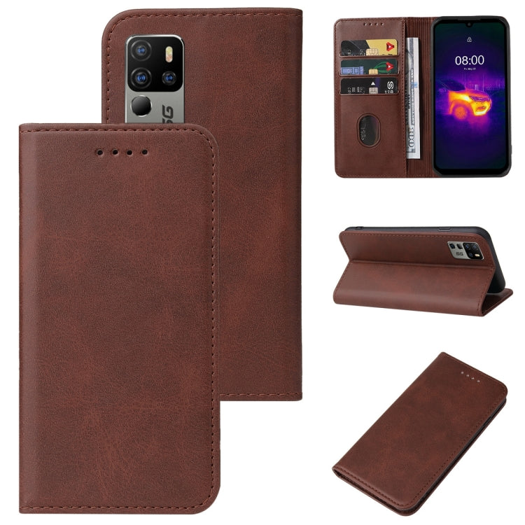 For Ulefone Armor 11T 5G / 11 5G Magnetic Closure Leather Phone Case(Brown) - Ulefone Cases by buy2fix | Online Shopping UK | buy2fix