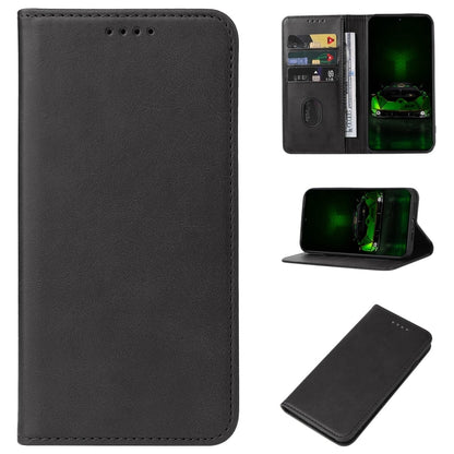 For Redmi K70 Pro Lamborghini Magnetic Closure Leather Phone Case(Black) - Xiaomi Cases by buy2fix | Online Shopping UK | buy2fix