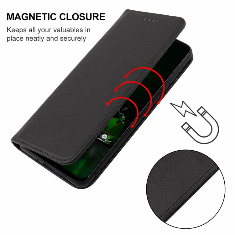 For Redmi K70 Pro Lamborghini Magnetic Closure Leather Phone Case(Black) - Xiaomi Cases by buy2fix | Online Shopping UK | buy2fix