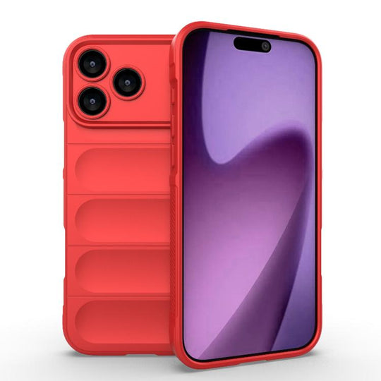 For iPhone 18 Pro Max / 17 Pro Max Magic Shield TPU + Flannel Phone Case(Red)