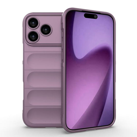 For iPhone 18 Pro Max / 17 Pro Max Magic Shield TPU + Flannel Phone Case(Purple)