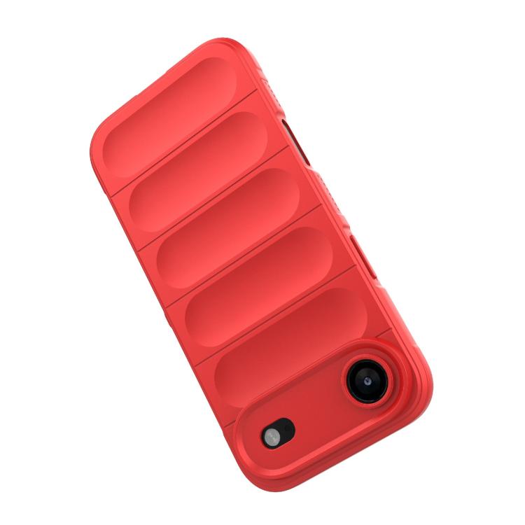 For iPhone Air Magic Shield TPU + Flannel Phone Case(Dark Blue) - iPhone Air Cases by buy2fix | Online Shopping UK | buy2fix