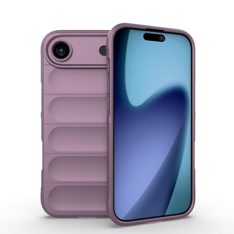 For iPhone Air Magic Shield TPU + Flannel Phone Case(Purple) - iPhone Air Cases by buy2fix | Online Shopping UK | buy2fix