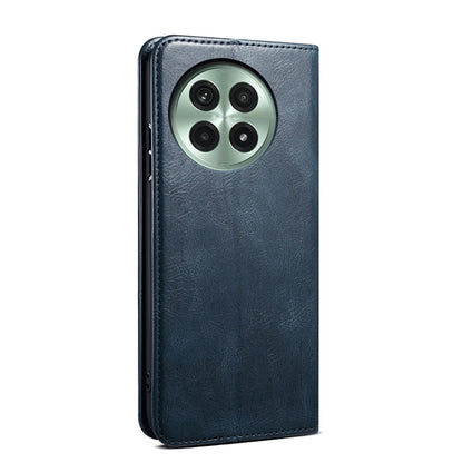 For OnePlus 13 Oil Wax Crazy Horse Texture Leather Phone Case(Blue) - OnePlus Cases by buy2fix | Online Shopping UK | buy2fix