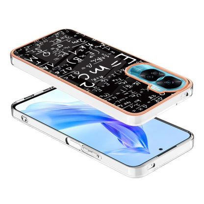 For Honor 90 Lite 5G Electroplating Marble Dual-side IMD Phone Case(Equation) - Honor Cases by buy2fix | Online Shopping UK | buy2fix