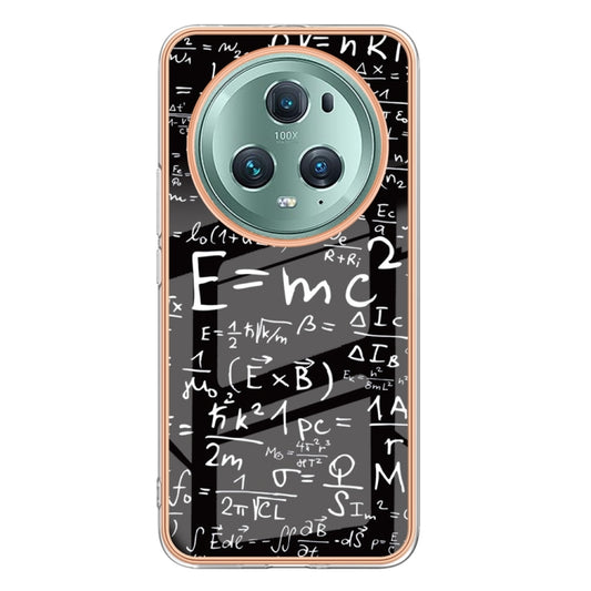 For Honor Magic 5 Pro Electroplating Marble Dual-side IMD Phone Case(Equation) by buy2fix