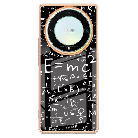 For Honor X9a / Magic5 Lite Electroplating Marble Dual-side IMD Phone Case(Equation) by buy2fix