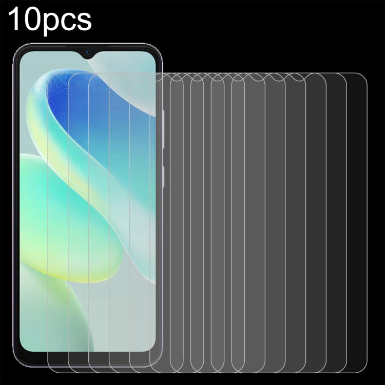 For Blackview Oscal Flat 1C 10pcs 0.26mm 9H 2.5D Tempered Glass Film by buy2fix