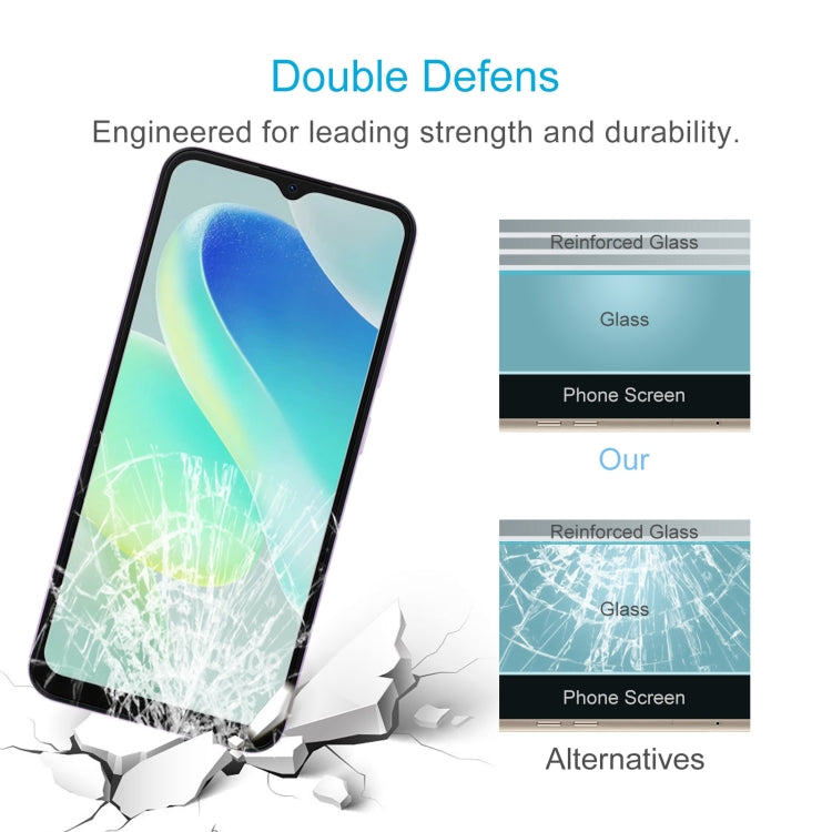 For Blackview Oscal Flat 1C 10pcs 0.26mm 9H 2.5D Tempered Glass Film by buy2fix