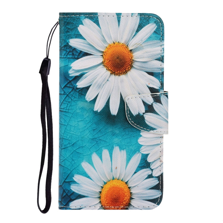 For iPhone 16 Pro Max 3D Colored Drawing Flip Leather Phone Case(Daisy) - iPhone 16 Pro Max Cases by buy2fix | Online Shopping UK | buy2fix