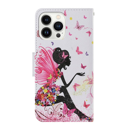 For iPhone 16 Pro Max 3D Colored Drawing Flip Leather Phone Case(Dance Girl) - iPhone 16 Pro Max Cases by buy2fix | Online Shopping UK | buy2fix