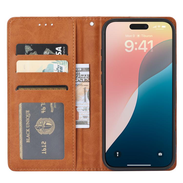 For iPhone Air Knead Skin Texture Flip Leather Phone Case(Wine Red) - iPhone Air Cases by buy2fix | Online Shopping UK | buy2fix