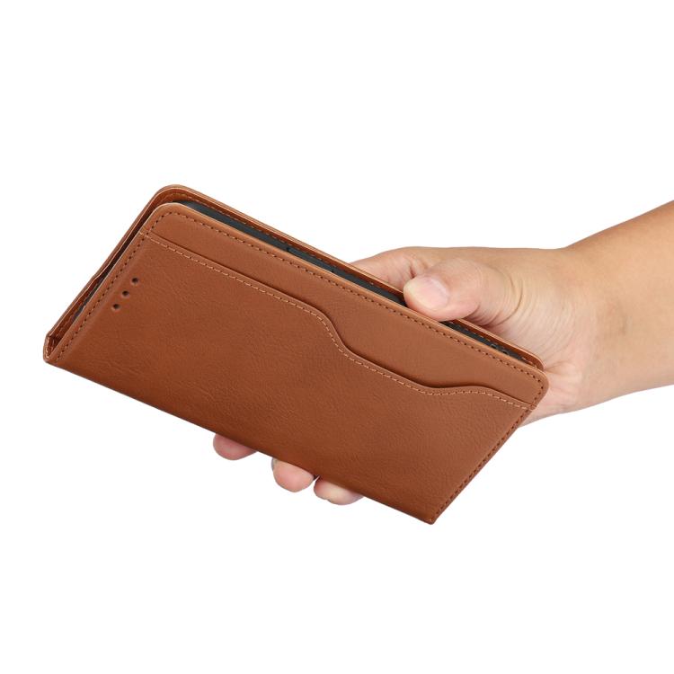 For iPhone Air Knead Skin Texture Flip Leather Phone Case(Brown) - iPhone Air Cases by buy2fix | Online Shopping UK | buy2fix