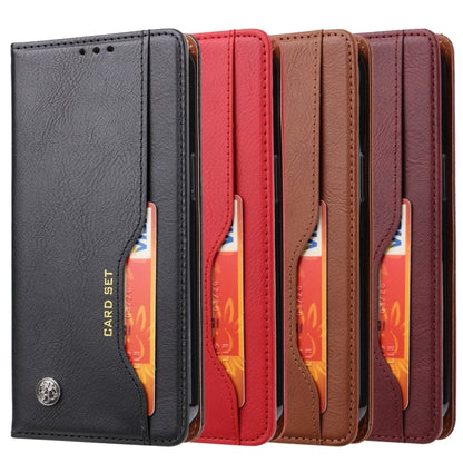 For iPhone Air Knead Skin Texture Flip Leather Phone Case(Red) - iPhone Air Cases by buy2fix | Online Shopping UK | buy2fix