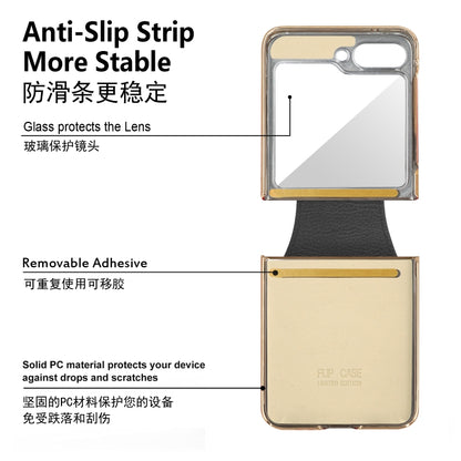 For Samsung Galaxy Z Flip6 Colorful PU Phone Case with Ring Holder(Red) - Galaxy Z Flip6 5G Cases by buy2fix | Online Shopping UK | buy2fix