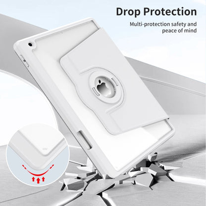 For iPad Pro 10.2 2021/2020/2019 Acrylic 360 Rotation Detachable Leather Tablet Case(Grey) - iPad 10.2 Cases by buy2fix | Online Shopping UK | buy2fix