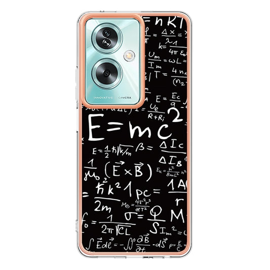 For OPPO A79 5G Global Electroplating Marble Dual-side IMD Phone Case(Equation) by buy2fix