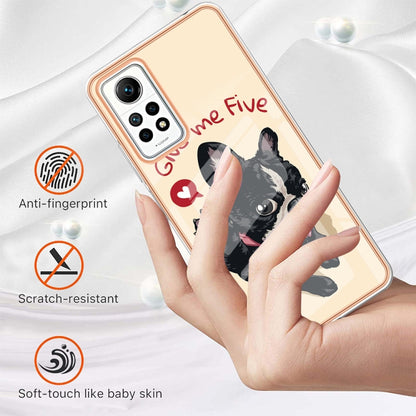 For Xiaomi Redmi Note 12 Pro 4G Global Electroplating Marble Dual-side IMD Phone Case(Lucky Dog) - Xiaomi Cases by buy2fix | Online Shopping UK | buy2fix