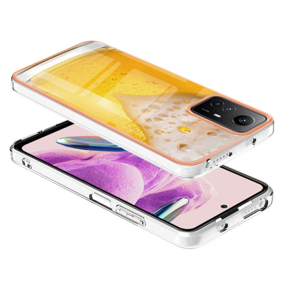 Xiaomi Redmi Note 12S 4G Electroplating Marble Dual-side IMD Phone Case(Draft Beer) - Xiaomi Cases by buy2fix | Online Shopping UK | buy2fix