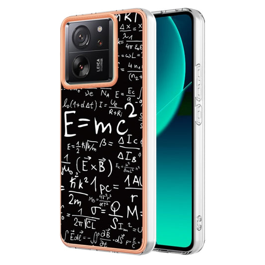 For Xiaomi 13T/13T Pro Electroplating Marble Dual-side IMD Phone Case(Equation) - Xiaomi Cases by buy2fix | Online Shopping UK | buy2fix