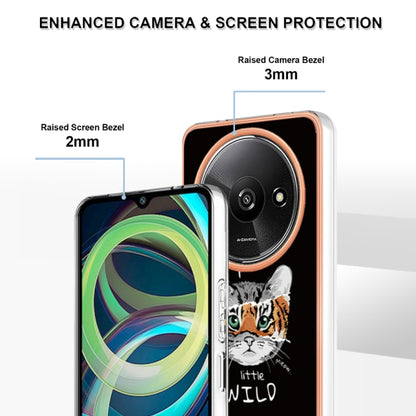 For Xiaomi Redmi A3 Electroplating Marble Dual-side IMD Phone Case(Natural Growth) - Xiaomi Cases by buy2fix | Online Shopping UK | buy2fix