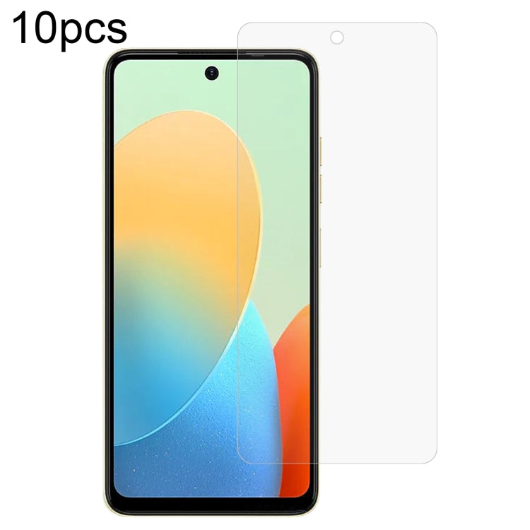 For Tecno Spark Go 2024 10pcs 0.26mm 9H 2.5D Tempered Glass Film by buy2fix