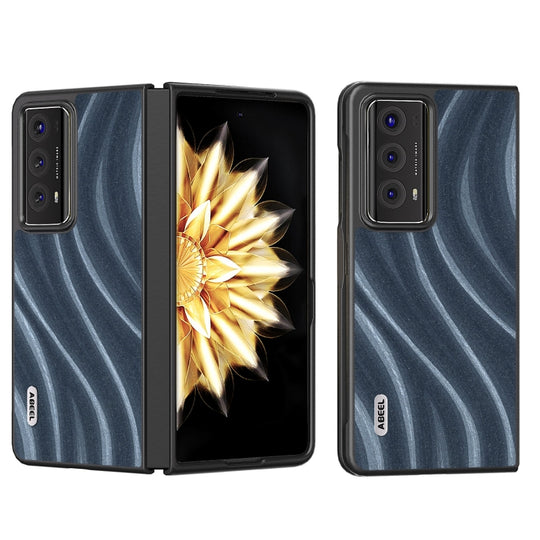 For Honor Magic V2 ABEEL Galactic Pattern Protective Phone Case(Blue)