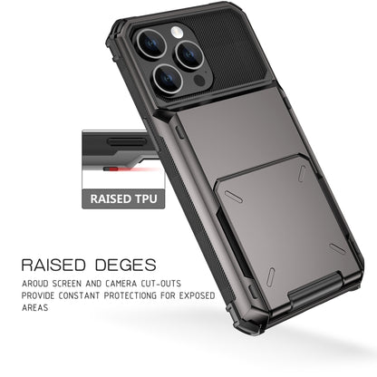 For iPhone 15 Pro Scratch-Resistant Shockproof Heavy Duty Rugged Armor Phone Case(White) by buy2fix
