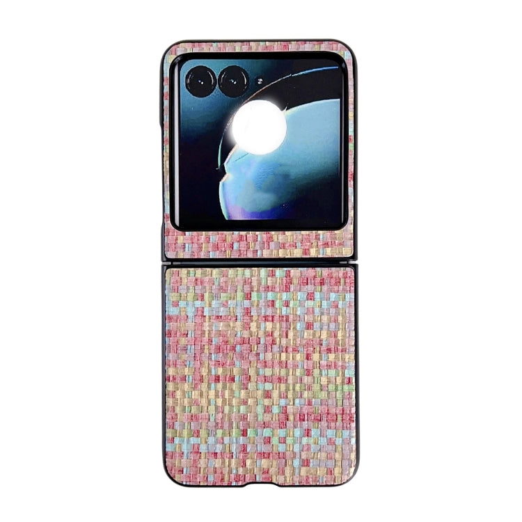For Motorola Razr 50 Fantasy Weave Pattern Protective Phone Case(Colors) by buy2fix