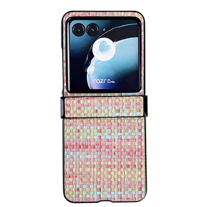For Motorola Razr 40 Ultra Fantasy Weave Pattern Three-piece Set Protective Phone Case(Colors) by buy2fix