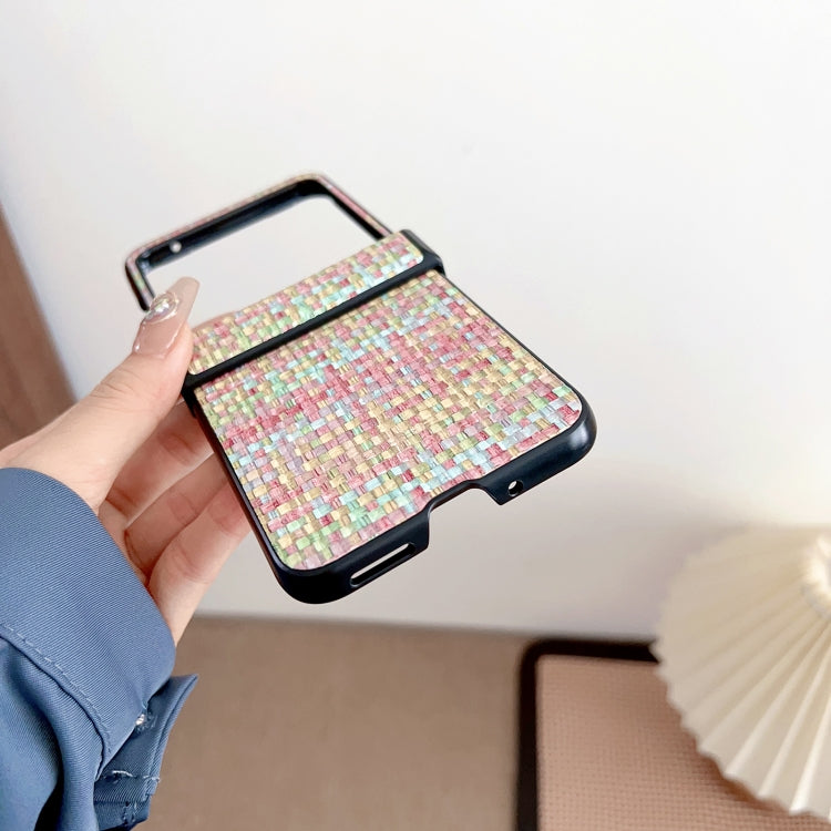 For Motorola Razr 50 Fantasy Weave Pattern Three-piece Set Protective Phone Case(Colors) by buy2fix