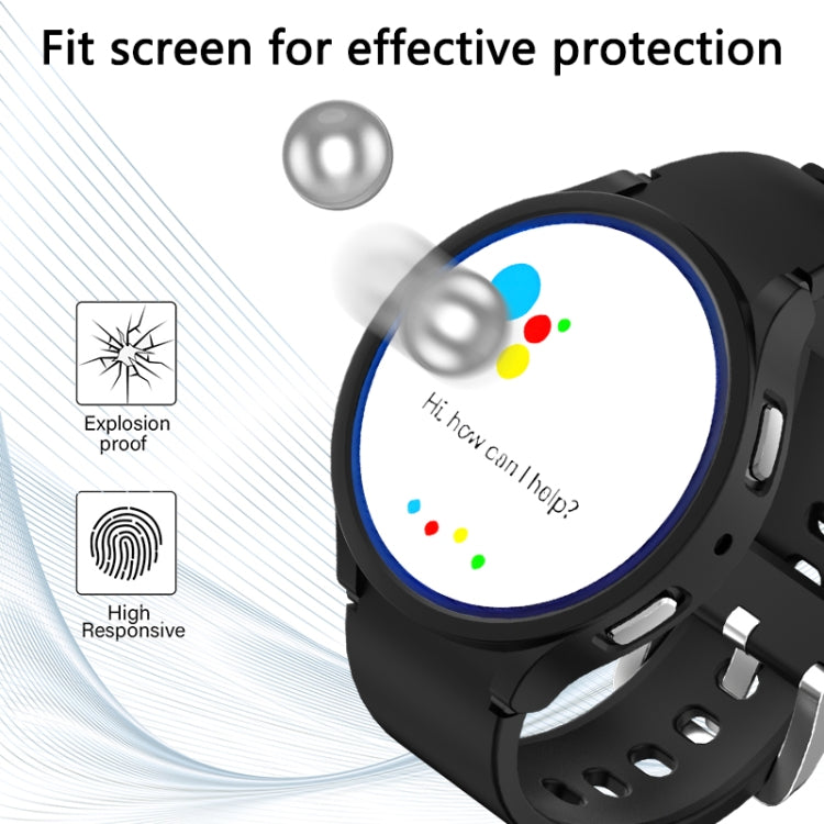 For Samsung Galaxy Watch 6 40mm Half-inclusive PC Watch Protective Case(White) - Watch Cases by buy2fix | Online Shopping UK | buy2fix