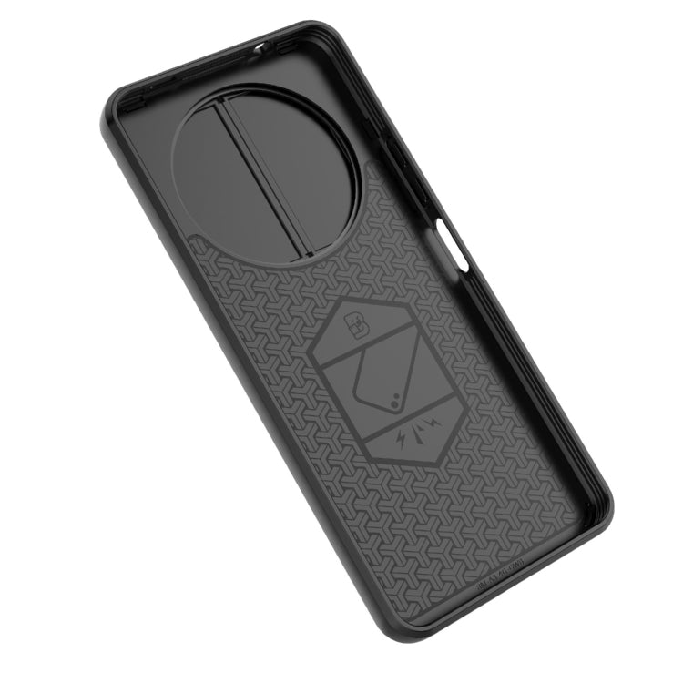 For Xiaomi Redmi A3 4G Global Sliding Camshield TPU + PC Shockproof Phone Case with Holder(Black) - Xiaomi Cases by buy2fix | Online Shopping UK | buy2fix