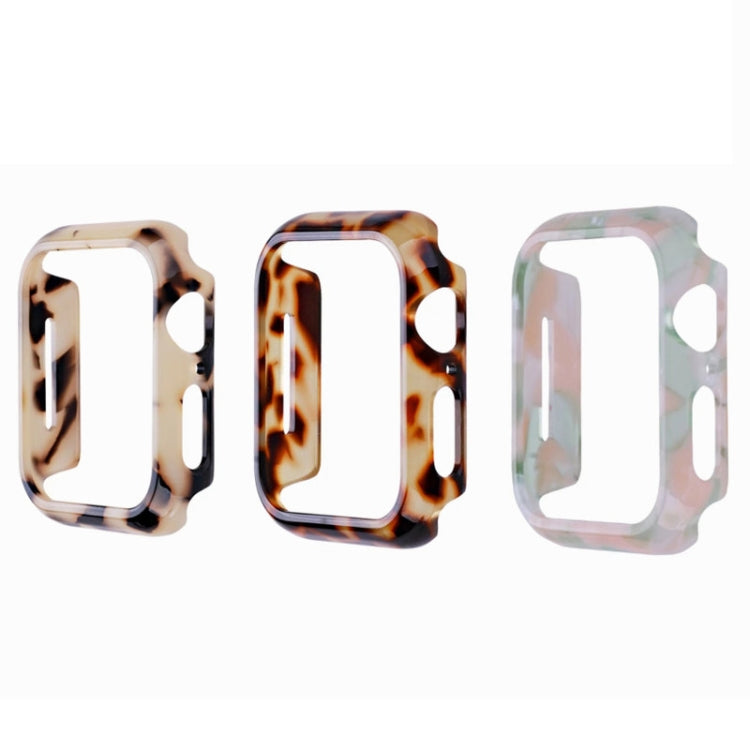 For Apple Watch Ultra 2 / Ultra 49mm Printed Resin PC Watch Case(Tortoiseshell) by buy2fix