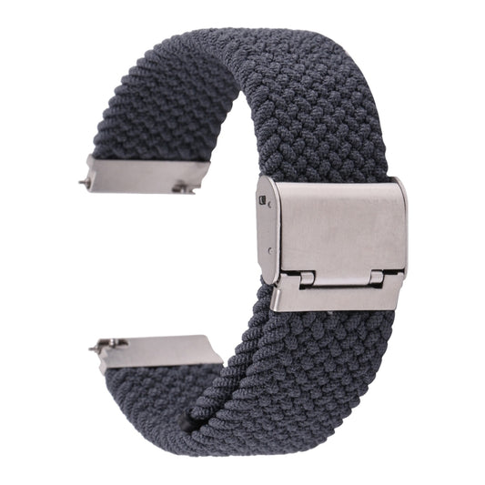 For Samsung Galaxy Watch 6 / 6 Classic Nylon Braided Metal Buckle Watch Band(Dark Blue) by buy2fix