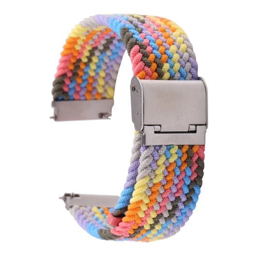For Samsung Galaxy Watch 6 / 6 Classic Nylon Braided Metal Buckle Watch Band(Color 1) by buy2fix