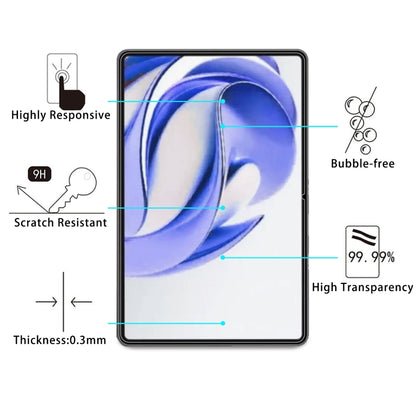 For ZTE Axon Pad 2pcs 9H 0.3mm Explosion-proof Tempered Glass Film - Others by buy2fix | Online Shopping UK | buy2fix