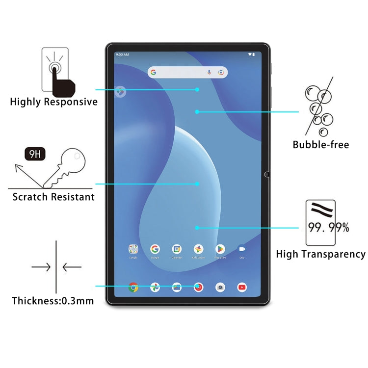 For Walmart Onn 11 Tablet Pro 9H 0.3mm Explosion-proof Tempered Glass Film - Others by buy2fix | Online Shopping UK | buy2fix