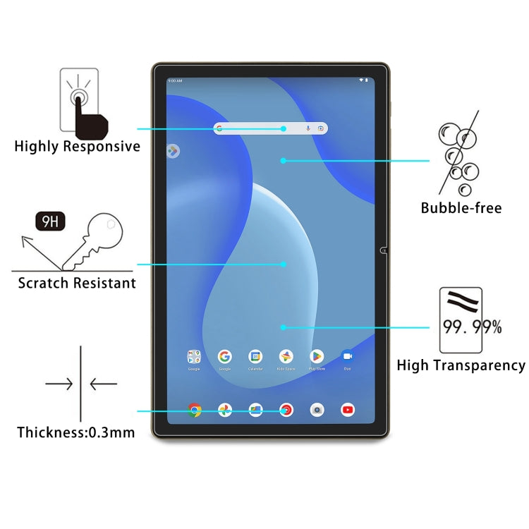 For Walmart Onn 10.4 Tablet Pro 2pcs 9H 0.3mm Explosion-proof Tempered Glass Film - Others by buy2fix | Online Shopping UK | buy2fix