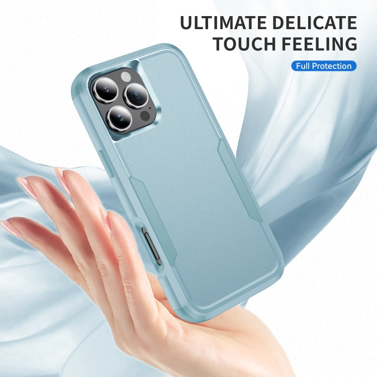 For iPhone 16 Pro Commuter Shockproof TPU + PC Phone Case(Grey Green) - iPhone 16 Pro Cases by buy2fix | Online Shopping UK | buy2fix