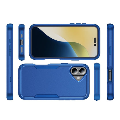 For iPhone 16 Plus Commuter Shockproof TPU + PC Phone Case(Royal Blue) - iPhone 16 Plus Cases by buy2fix | Online Shopping UK | buy2fix