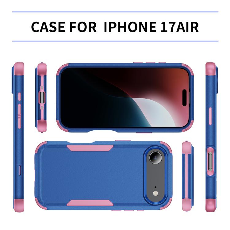 For iPhone Air Commuter Shockproof TPU + PC Phone Case(Royal Blue+Pink) - iPhone Air Cases by buy2fix | Online Shopping UK | buy2fix